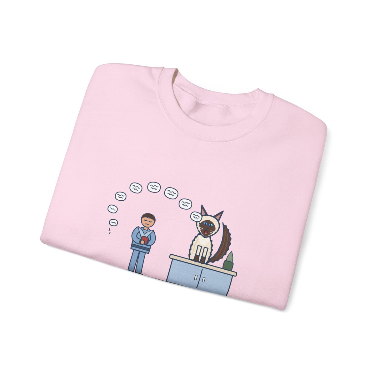 Balinese Cat Crewneck Sweatshirt - The Balinese Replied for Ten Minutes