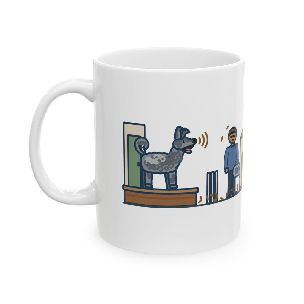 Pumi Coffee Mug 11oz - Barked at the Leaf Blower Until the Neighbor Gave Up