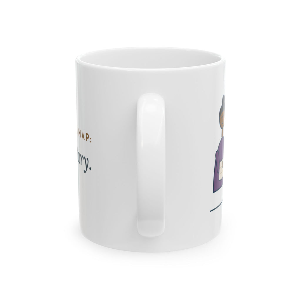 Salon Hairstylist Coffee Mug - Shampoo Bowl Nap: Complimentary. Stylist Gift