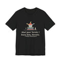 Shakespeare Quote T-Shirt, Alas, Poor Yorick, Gothic Jester Skull Tee
