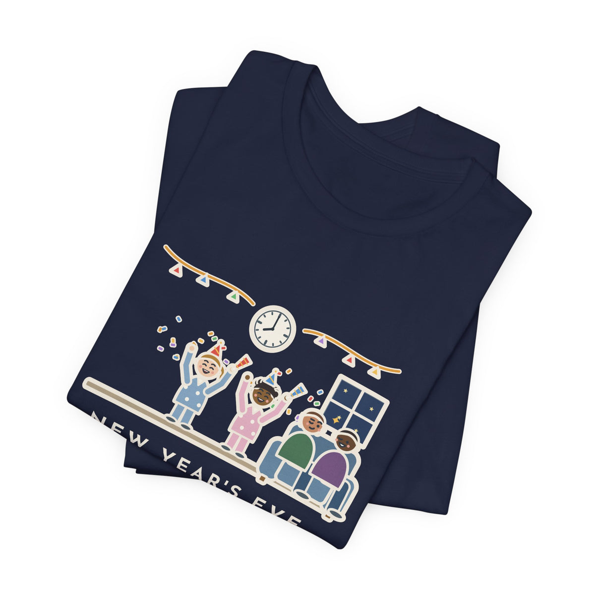 Funny New Year's Eve T-Shirt, With Little Kids, Counted Down at 8:00 and Called It Midnight, Early Countdown Tee