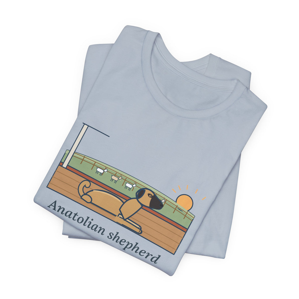 Anatolian Shepherd T-Shirt - On the Porch All Night, Every Goat Accounted For