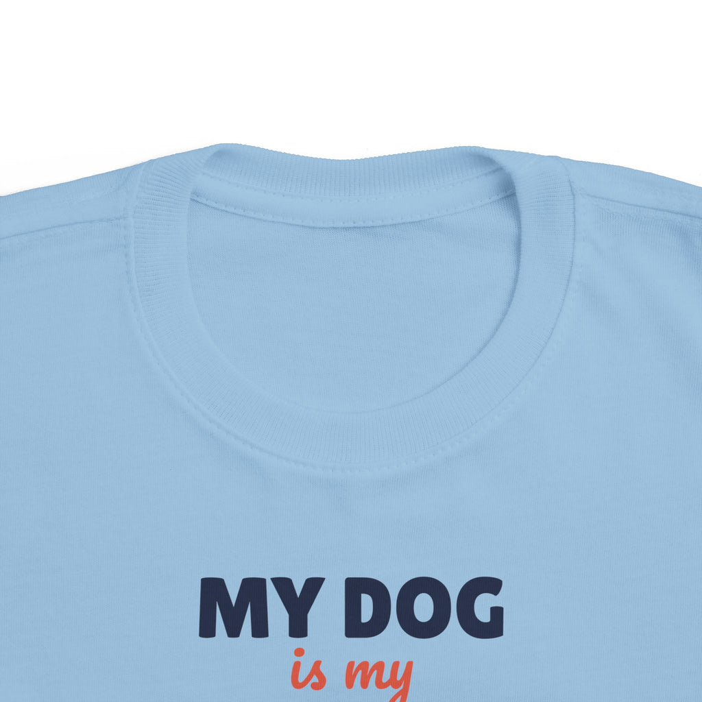 My Dog Is My Sibling Toddler T-Shirt, Funny Dog Lover Kid Tee