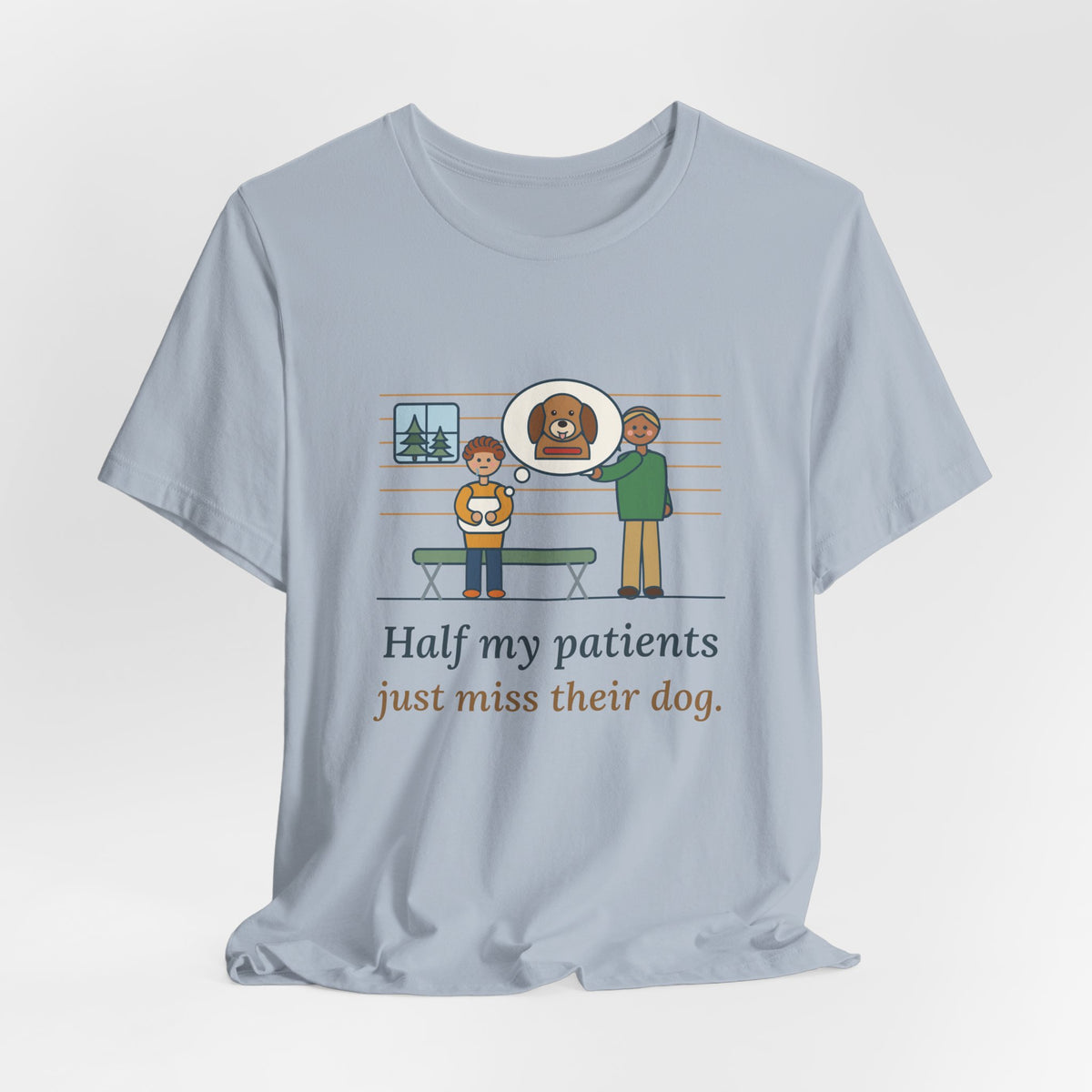 Camp Nurse T-Shirt - Half My Patients Just Miss Their Dog, Summer Camp Nurse Tee