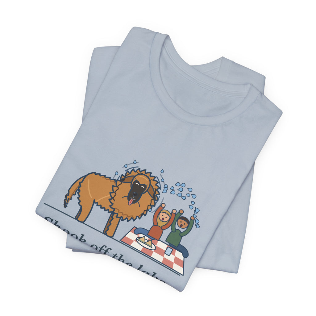 Leonberger T-Shirt - Shook Off the Lake Right Next to the Picnic Blanket