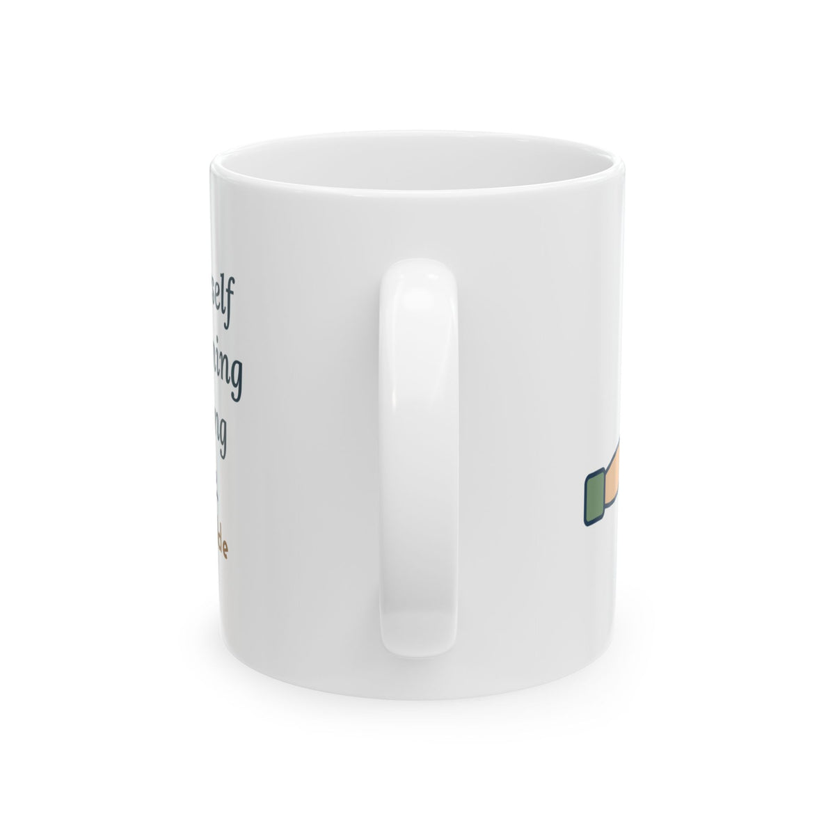 Oscar Wilde Quote Mug, To Love Oneself Is the Beginning of a Life-Long Romance, Self-Love Mirror Bouquet Coffee Mug 11oz