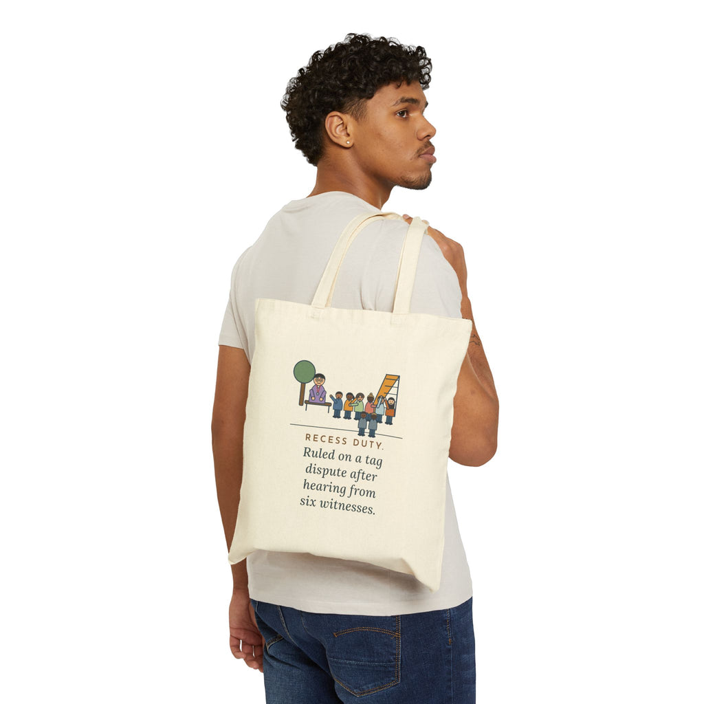 Recess Duty Tote Bag - The Great Playground Tag Dispute