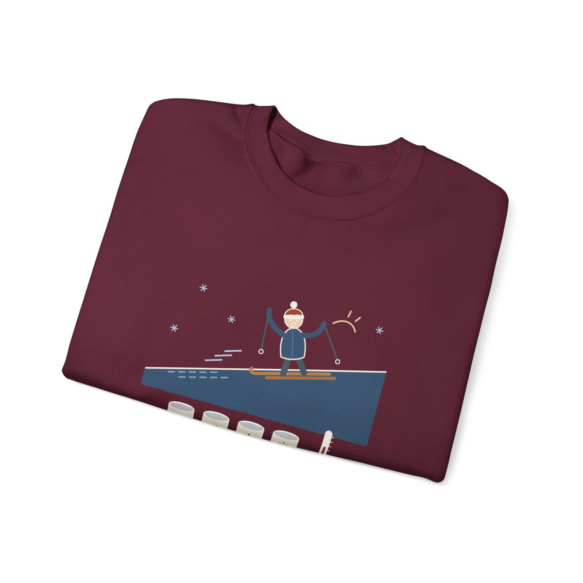 Cross-Country Ski Crewneck Sweatshirt - I Guessed the Wax Wrong. Nordic Skier Apres Gift