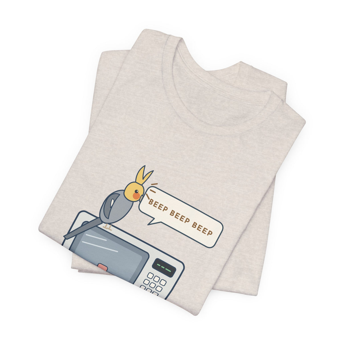 Cockatiel T-Shirt - Learned the Microwave. Ignored My Name. Parrot Owner Tee