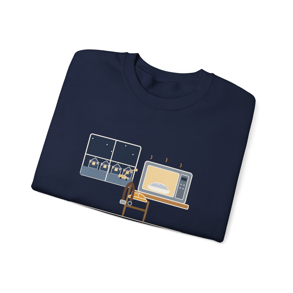 Lineman Crewneck Sweatshirt - Christmas Dinner, Reheated. Your Lights Stayed On.