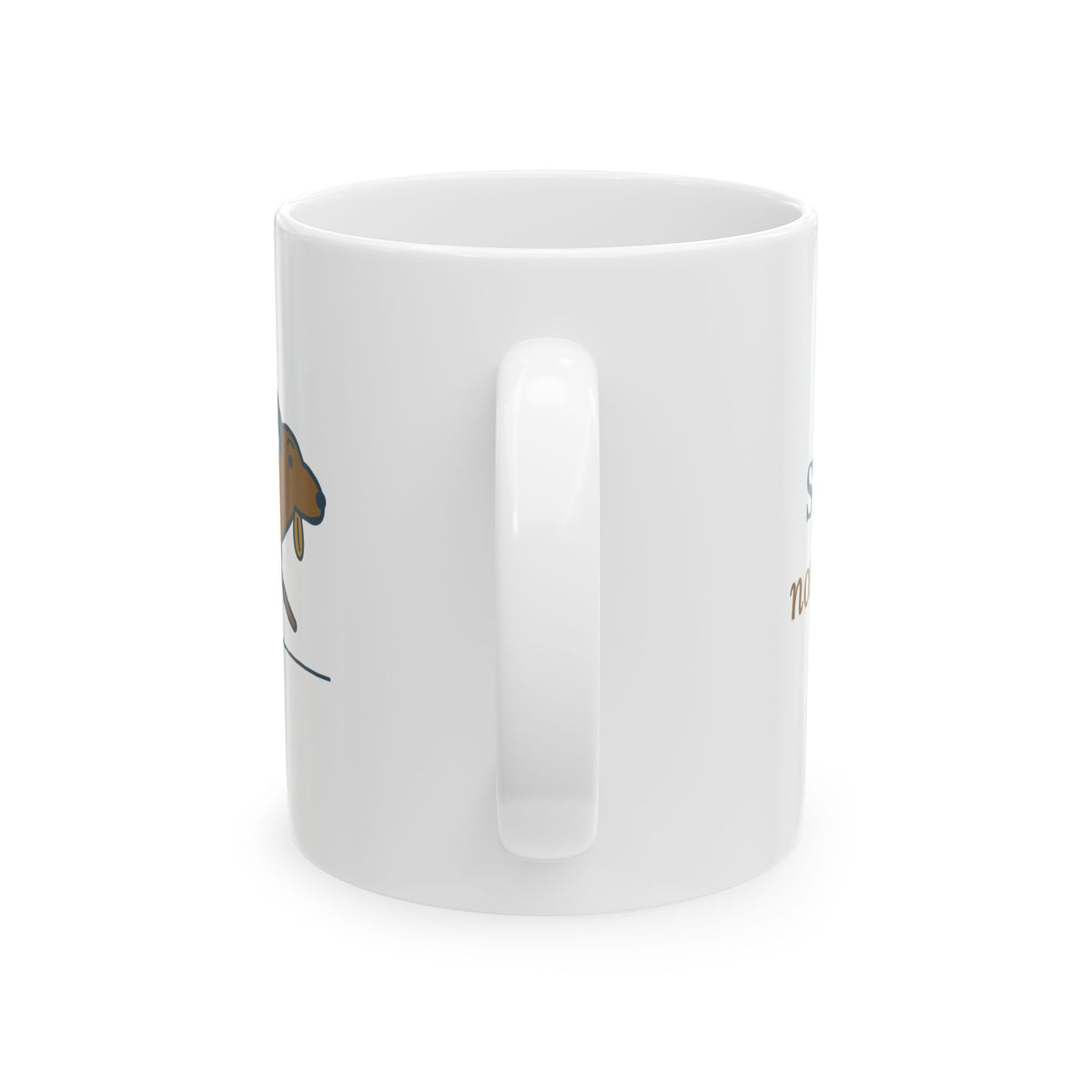 Three-Legged Pets Coffee Mug - Spare Leg Not Required. Rescue Dog Owner Gift Mug