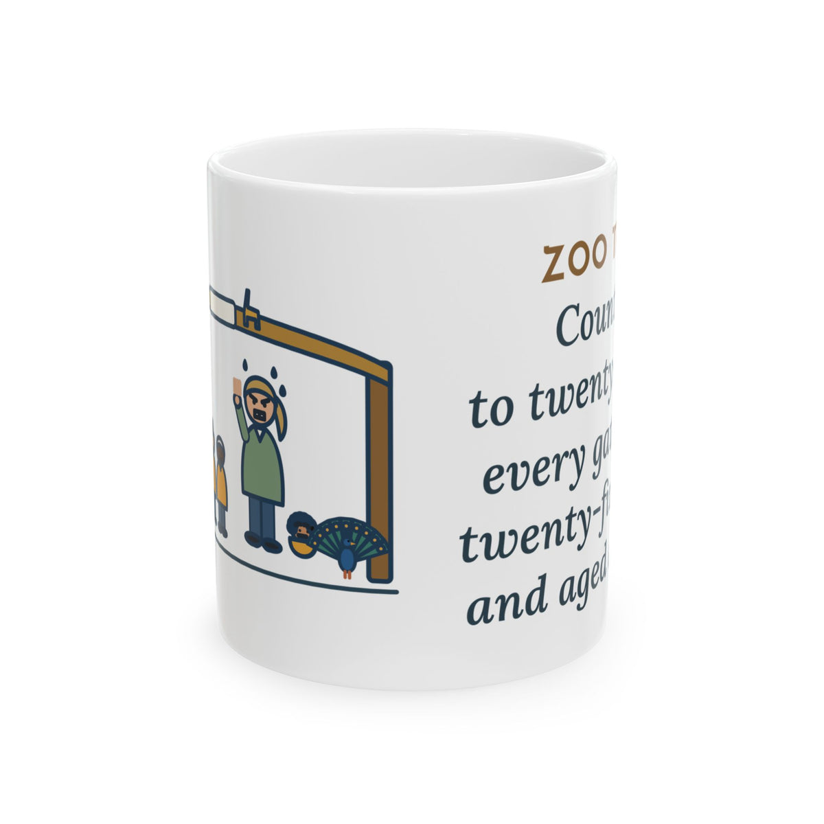 Field Trip Teacher Coffee Mug - Twenty-Six Kids, Counted at Every Gate