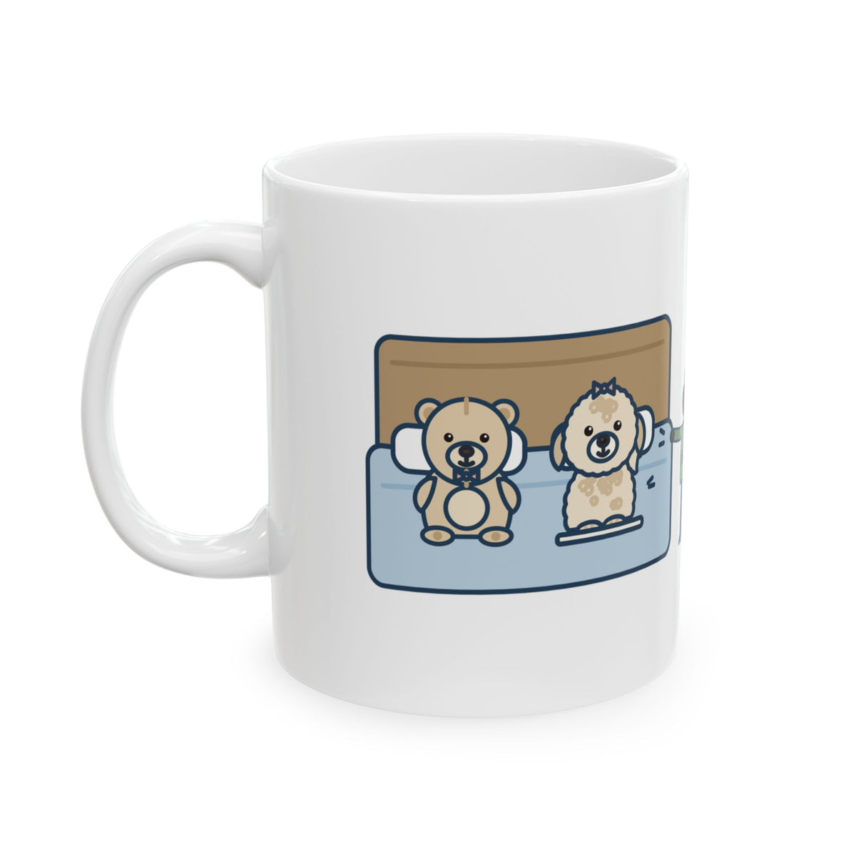 Shichon Mug, After a Bath Looks Exactly Like the Stuffed Bear She Sleeps Next To, Funny Coffee Mug 11oz