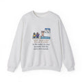 New Year's Day Plunge Sweatshirt, In the Water Four Seconds, Told the Story for a Month, Funny Frosty Beach Crewneck