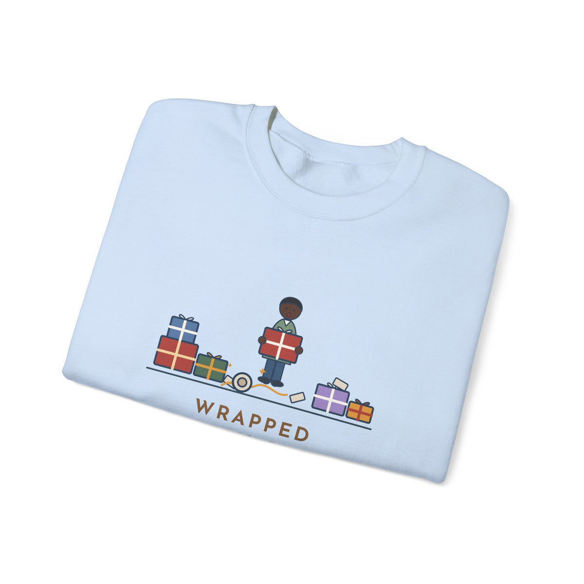 Funny Christmas Crewneck Sweatshirt - The Tape Was Under the Last Gift