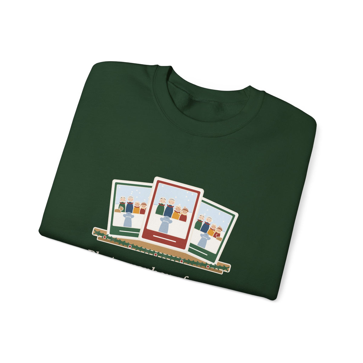 Family Photographer Crewneck Sweatshirt - Photographer of Every Christmas Card, Not in One