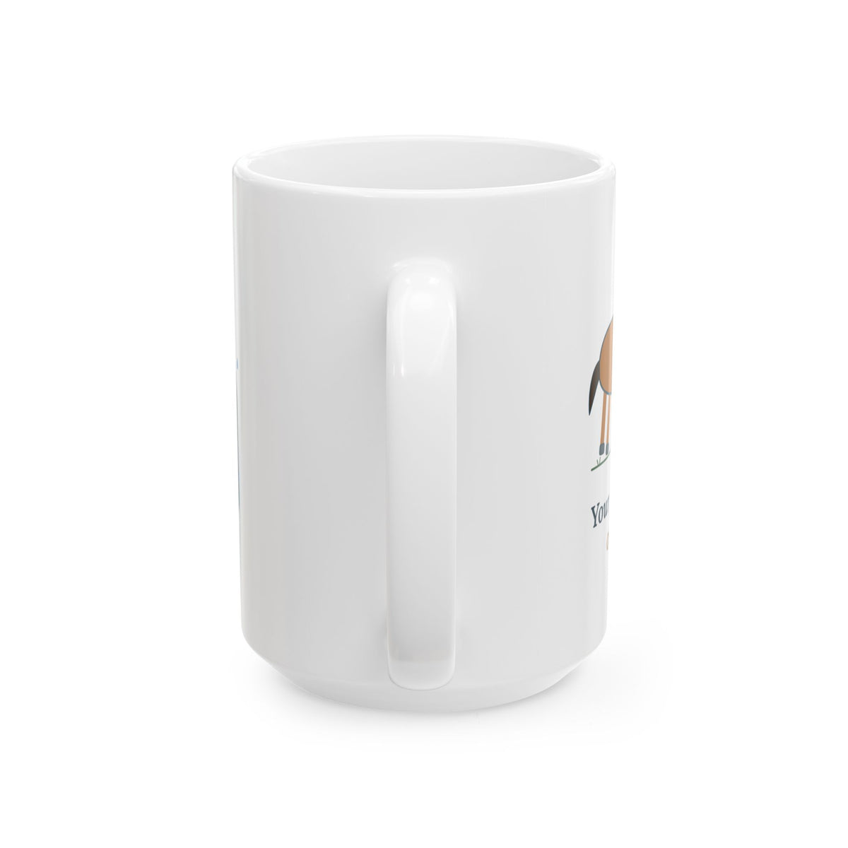 Large 15oz Farrier Mug - Your Horse Is Leaning on Me Again. Horseshoer Coffee Mug