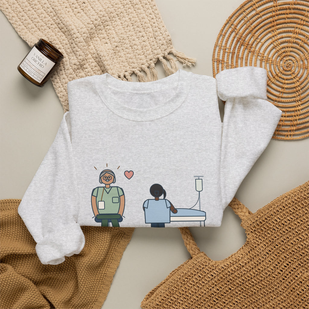 Preceptor Crewneck Sweatshirt - Sitting on My Hands. You've Got This. Nurse Mentor Gift