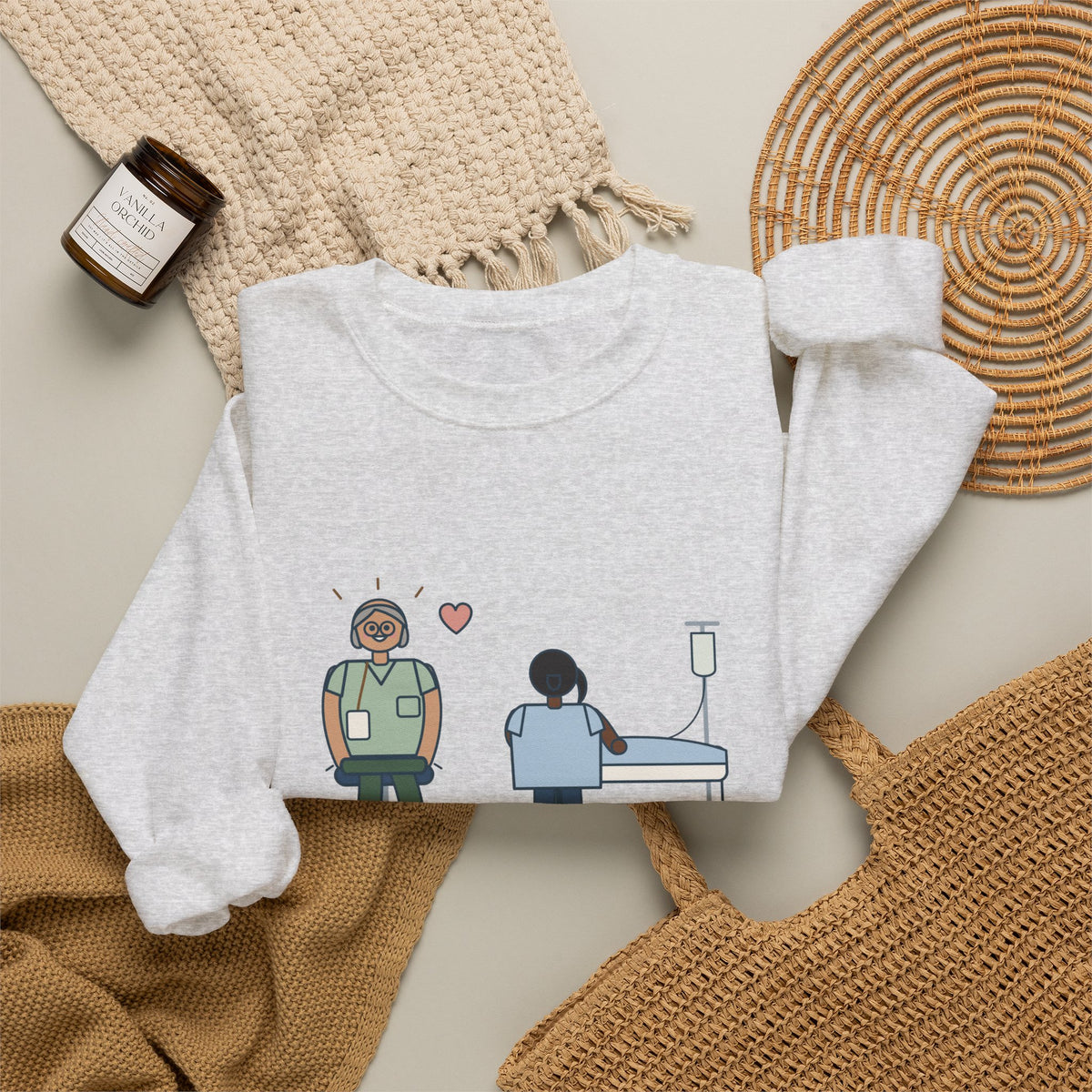 Preceptor Crewneck Sweatshirt - Sitting on My Hands. You've Got This. Nurse Mentor Gift