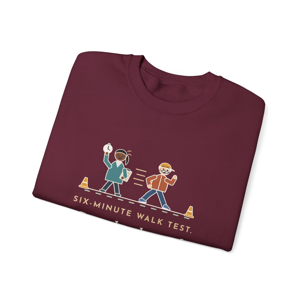 Pulmonary Rehab Nurse Crewneck Sweatshirt - Grandpa Lapped the Nurse