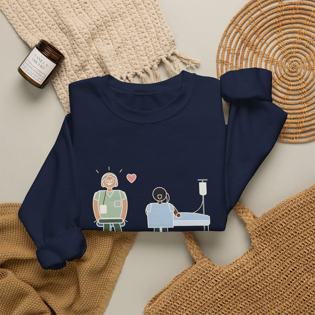 Preceptor Crewneck Sweatshirt - Sitting on My Hands. You've Got This. Nurse Mentor Gift