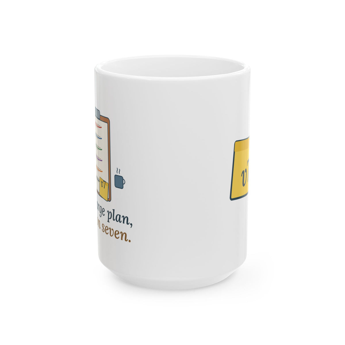 Large Case Manager Nurse Mug 15oz - Discharge Plan Version Seven, Nurse Case Management Gift
