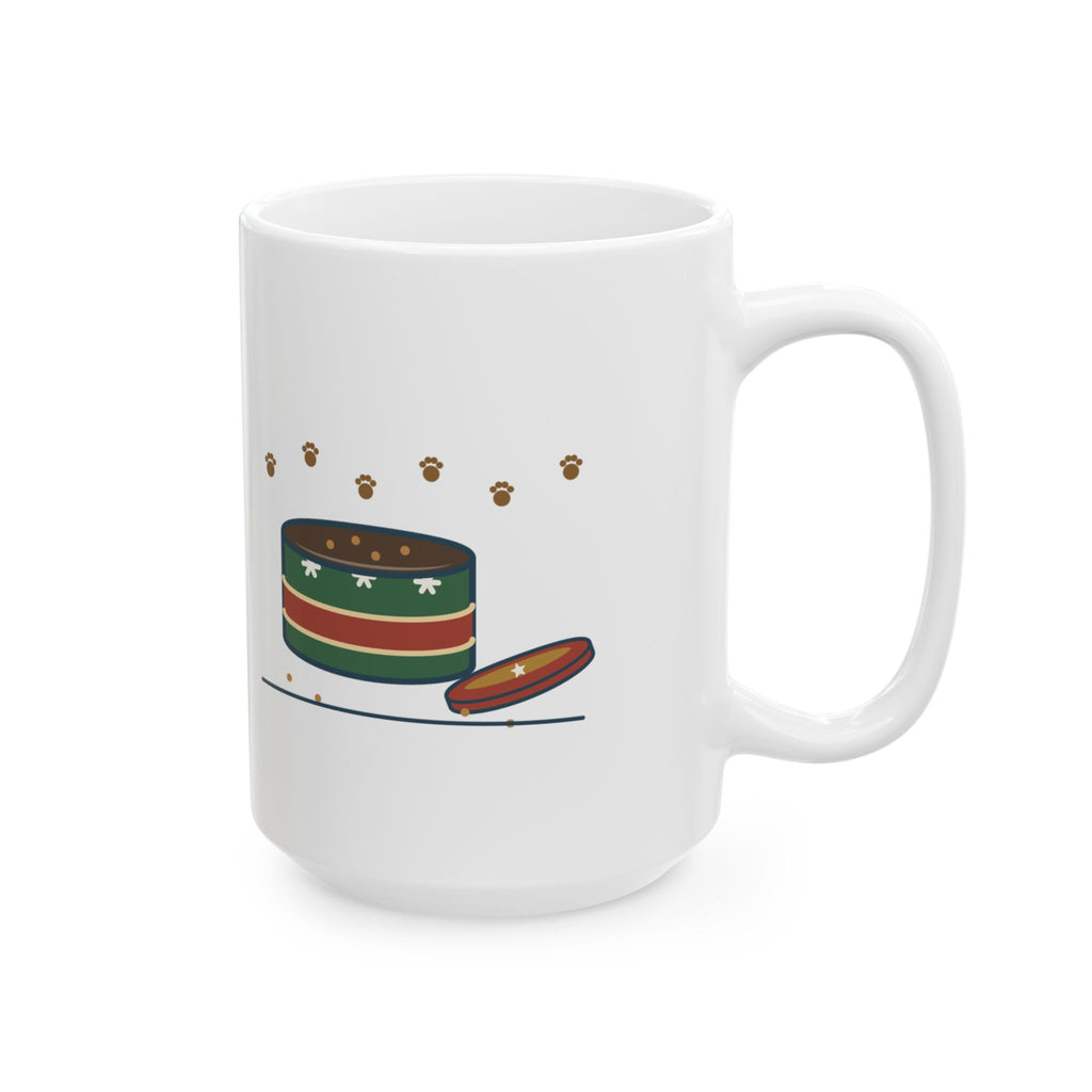 Large 15oz Vet ER Tech Mug - Christmas Eve Intake: One Lab, One Empty Fudge Tin