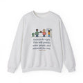 Always Do Right Sweatshirt, Humor Mark Twain Quote Crewneck with Returned Wallet