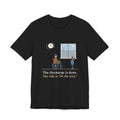 Med-Surg Nurse T-Shirt - The Discharge Is Done. The Ride Is On the Way. Funny Floor Nurse Tee