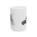 Large 15oz Road Cycling Mug - Stop Half-Wheeling Me. Bike Club Coffee Mug