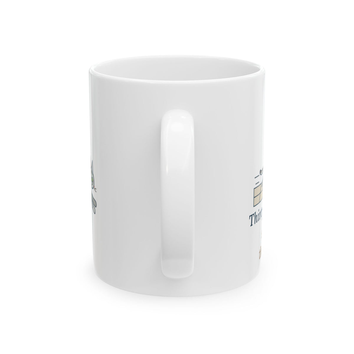 Egyptian Mau Coffee Mug - Thirty Miles an Hour to the Food Bowl