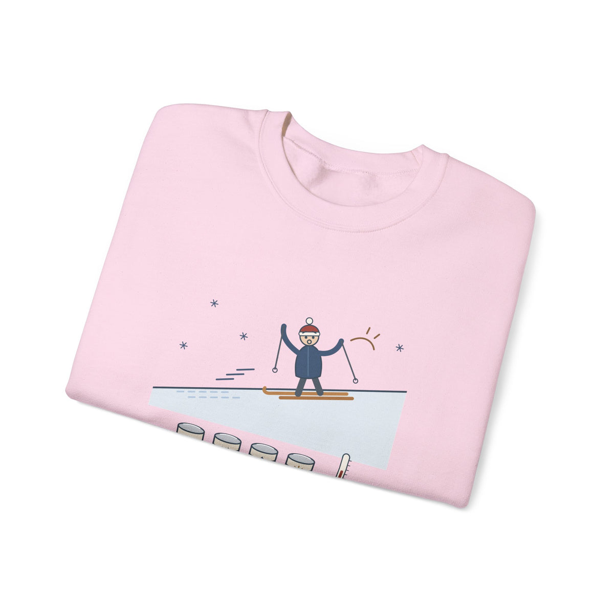 Cross-Country Ski Crewneck Sweatshirt - I Guessed the Wax Wrong. Nordic Skier Apres Gift