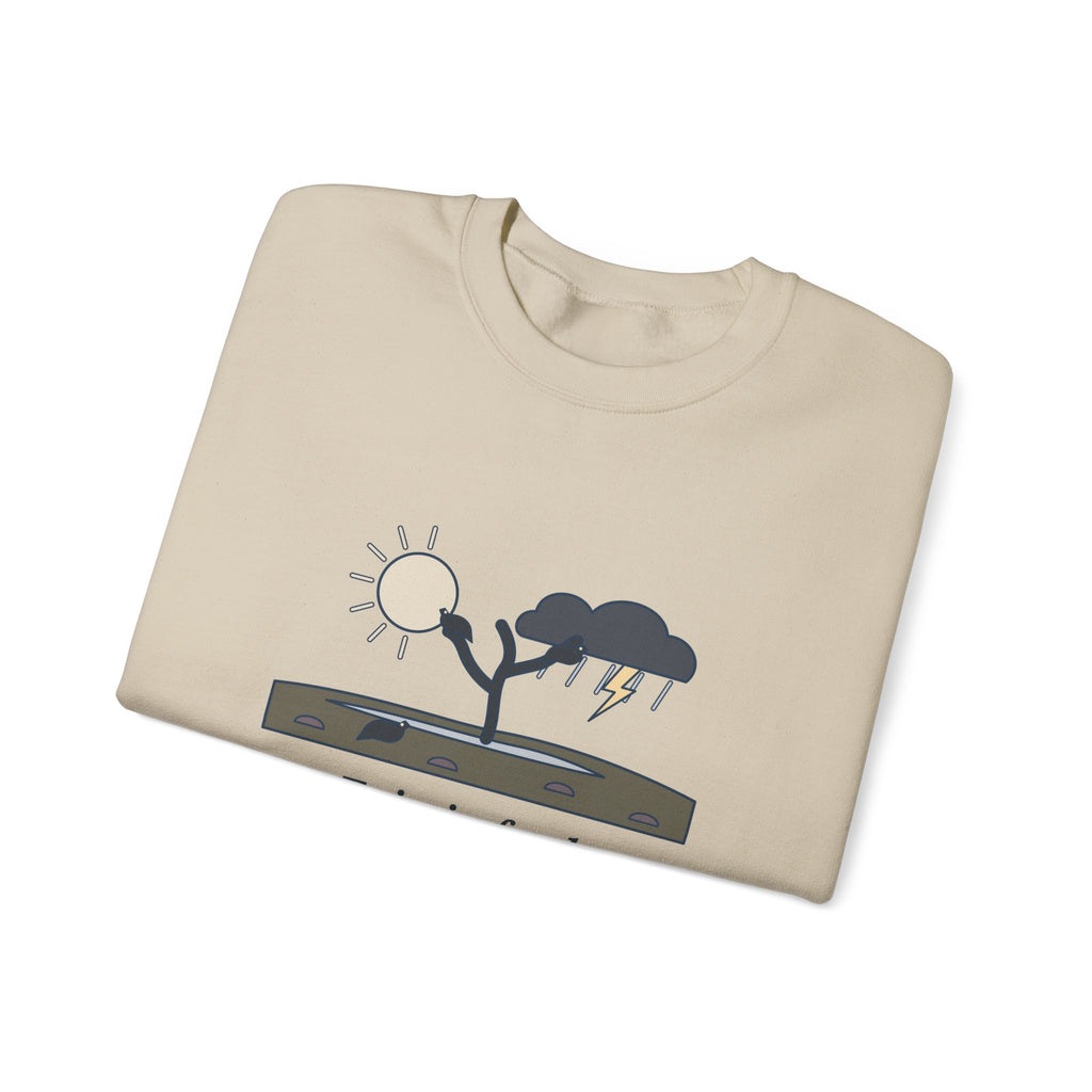 Fair Is Foul and Foul Is Fair Sweatshirt, Gothic Shakespeare Quote Crewneck with Twisted Heath Tree