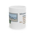 Miniature Pinscher Coffee Mug - Nine Pounds of Front Window Bark