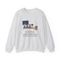 Hanukkah Sweatshirt, One Tray of Jelly Doughnuts, Powdered Sugar on Every Face, the Dog's Too, Funny Sugar Mustaches Crewneck