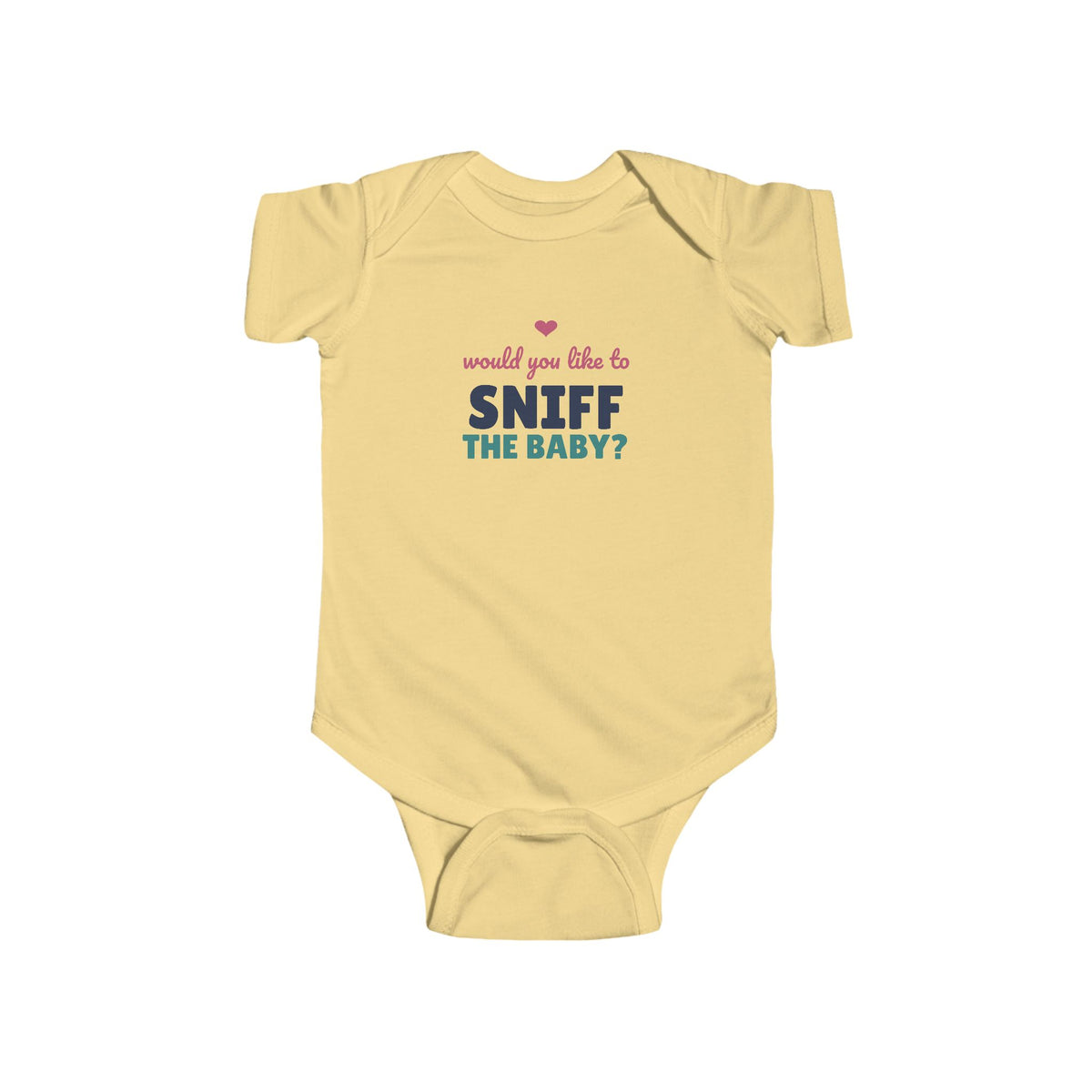 Would You Like to Sniff the Baby Baby Bodysuit, Funny New Baby Outfit