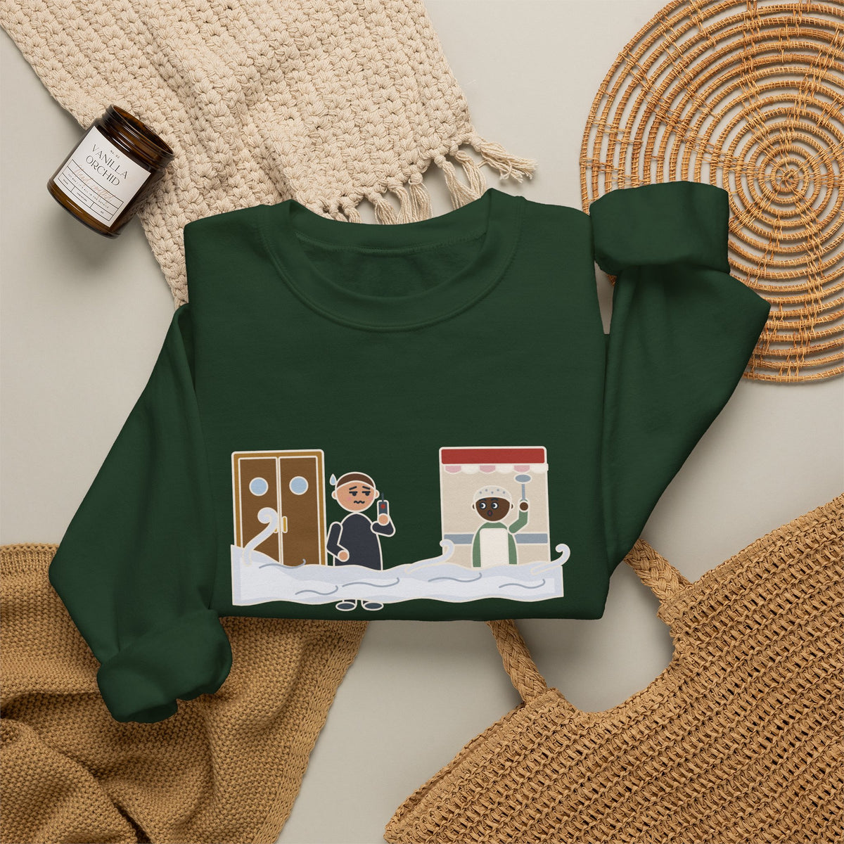 Stagecraft Teacher Crewneck Sweatshirt - Tech Rehearsal, the Fog Machine Reached the Cafeteria