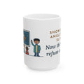 Large 15oz Oceanography Teacher Mug - Anglerfish Slide Deep Sea Science Teacher Gift