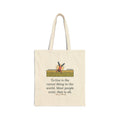 To Live Is the Rarest Thing in the World Tote Bag, Literary Oscar Wilde Quote Tote with Cartwheel Meadow