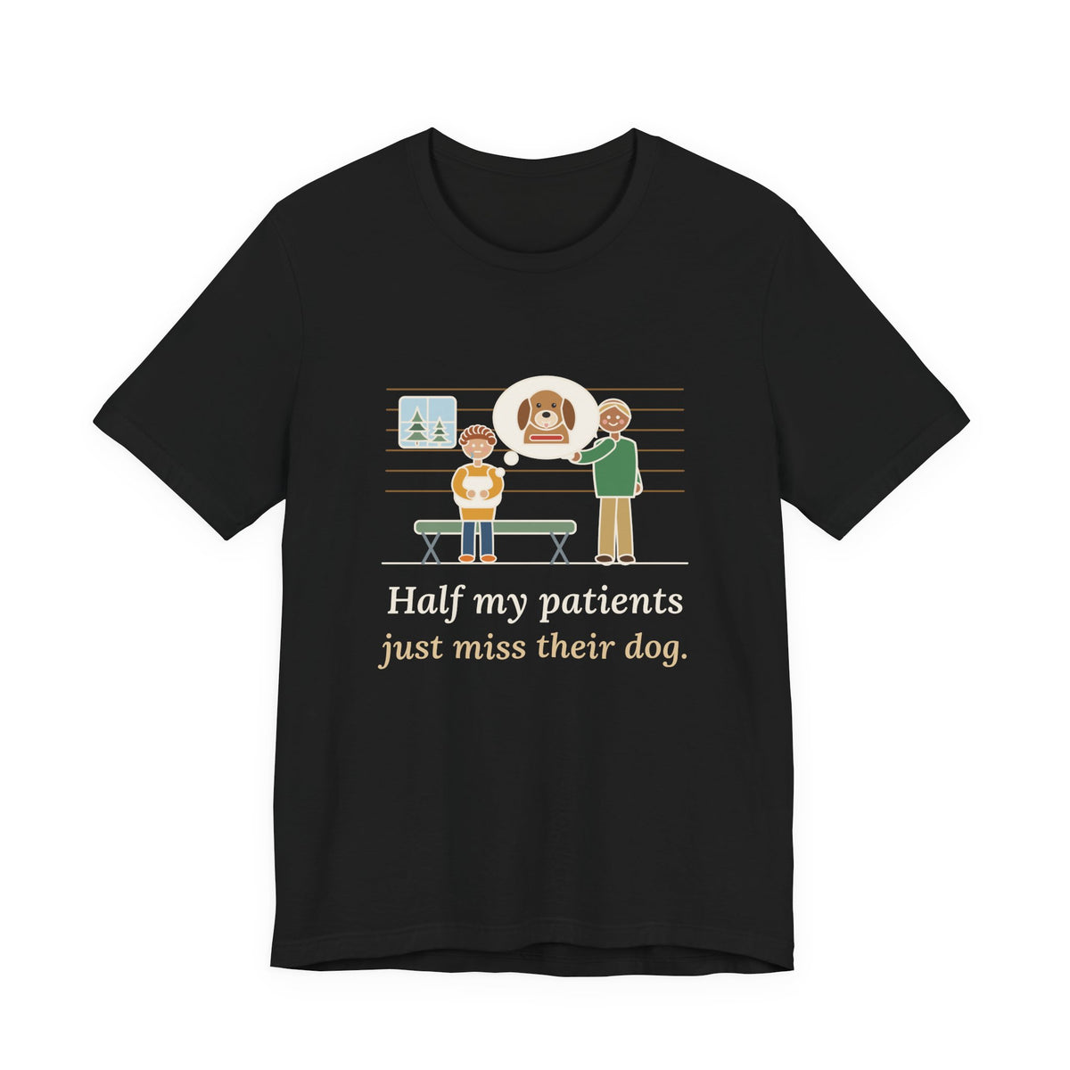 Camp Nurse T-Shirt - Half My Patients Just Miss Their Dog, Summer Camp Nurse Tee