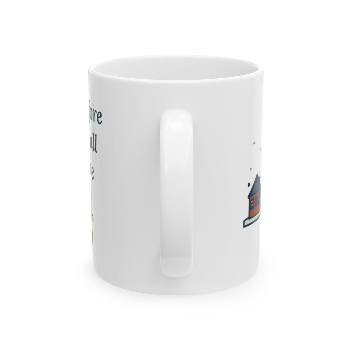 Moore Quote Mug, Twas the Night Before Christmas, Christmas Moonlit 1820s Town Coffee Mug 11oz