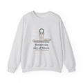 Beware the Ides of March Sweatshirt, Humor Shakespeare Quote Crewneck with Laurel and Column