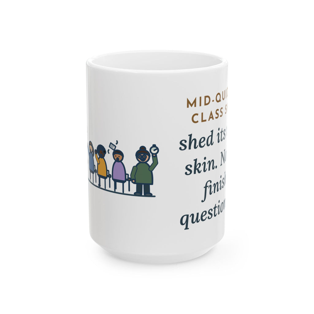 Large Zoology Teacher Mug 15oz - Quiz Paused for the Class Snake Shedding