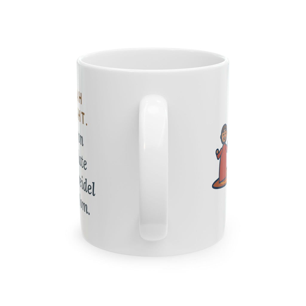 Hanukkah Game Night Mug, Grandpa Won Every Chocolate Coin with a Dreidel Older Than Mom, Funny Coffee Mug 11oz