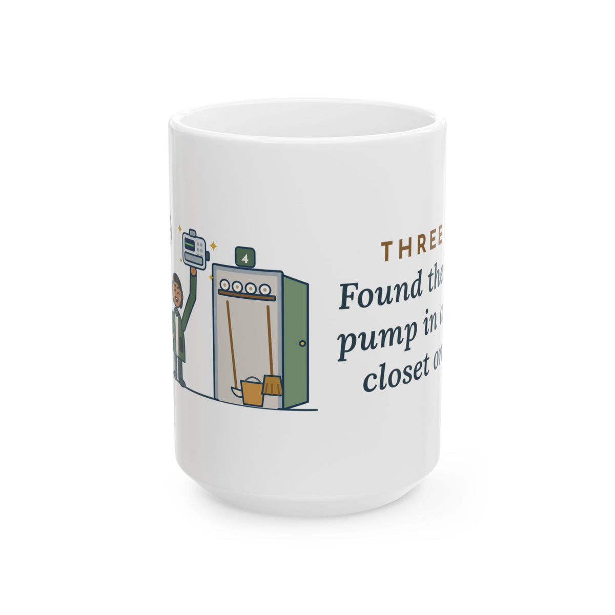 Large 15oz Night House Supervisor Nurse Mug - IV Pump Hunt at Three A.M. Nurse Gift