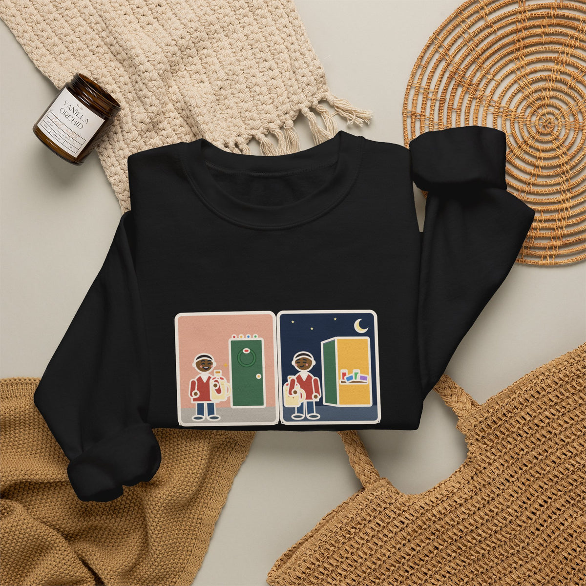 Eggnog Sweatshirt, Brought a Gallon to the Holiday Party, Brought Home a Gallon, Funny Party Door Crewneck