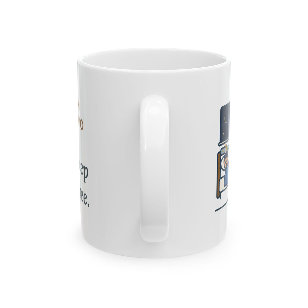 Sleep Lab Nurse Coffee Mug 11oz - Glued On Twenty-Two Wires, He Fell Asleep at Wire Three