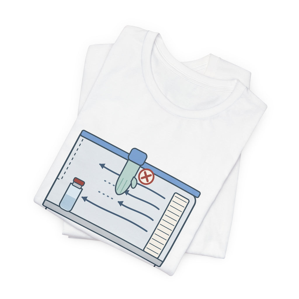 Sterile Compounding T-Shirt - Don't Block My First Air IV Room Pharmacy Tech Tee