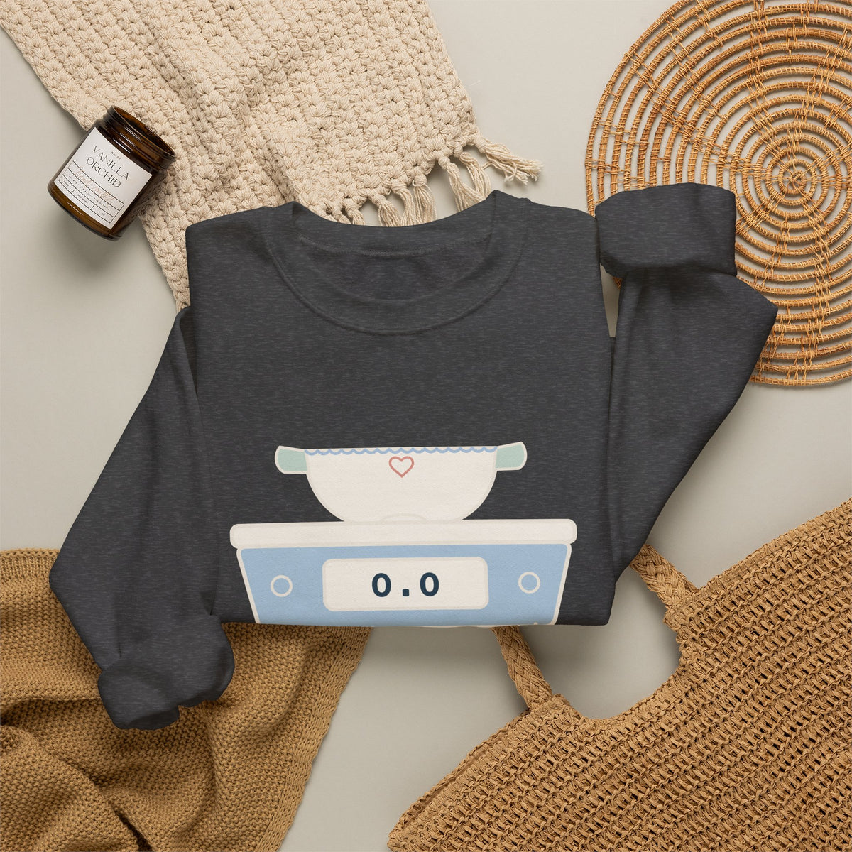 NICU Nurse Crewneck Sweatshirt - I Weigh Diapers. Professionally. Neonatal Nurse Gift