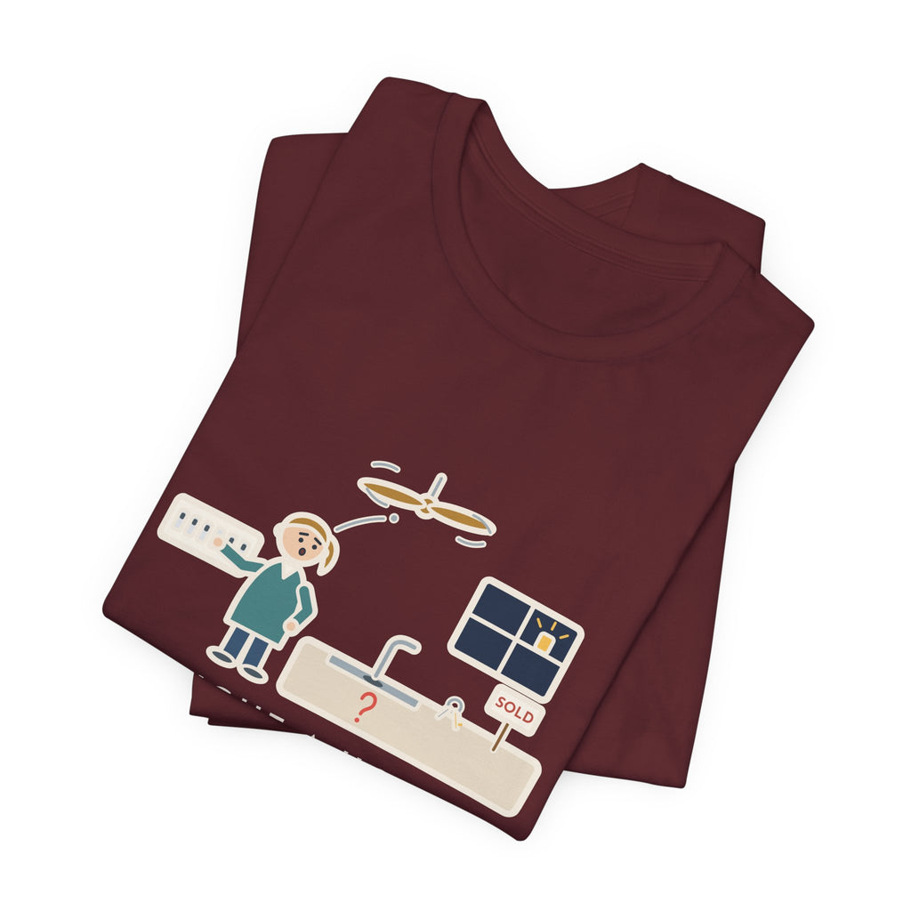 Funny New Homeowner T-Shirt, First Weekend Finding Which Switch Runs the Garbage Disposal, Switch Plate Tee